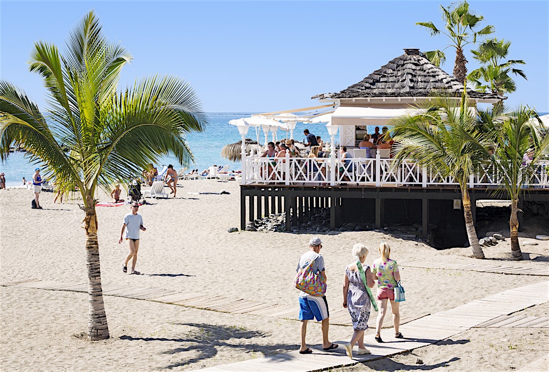 Playa de Fañabé, Tenerife, Spanien, billede 7 af 12